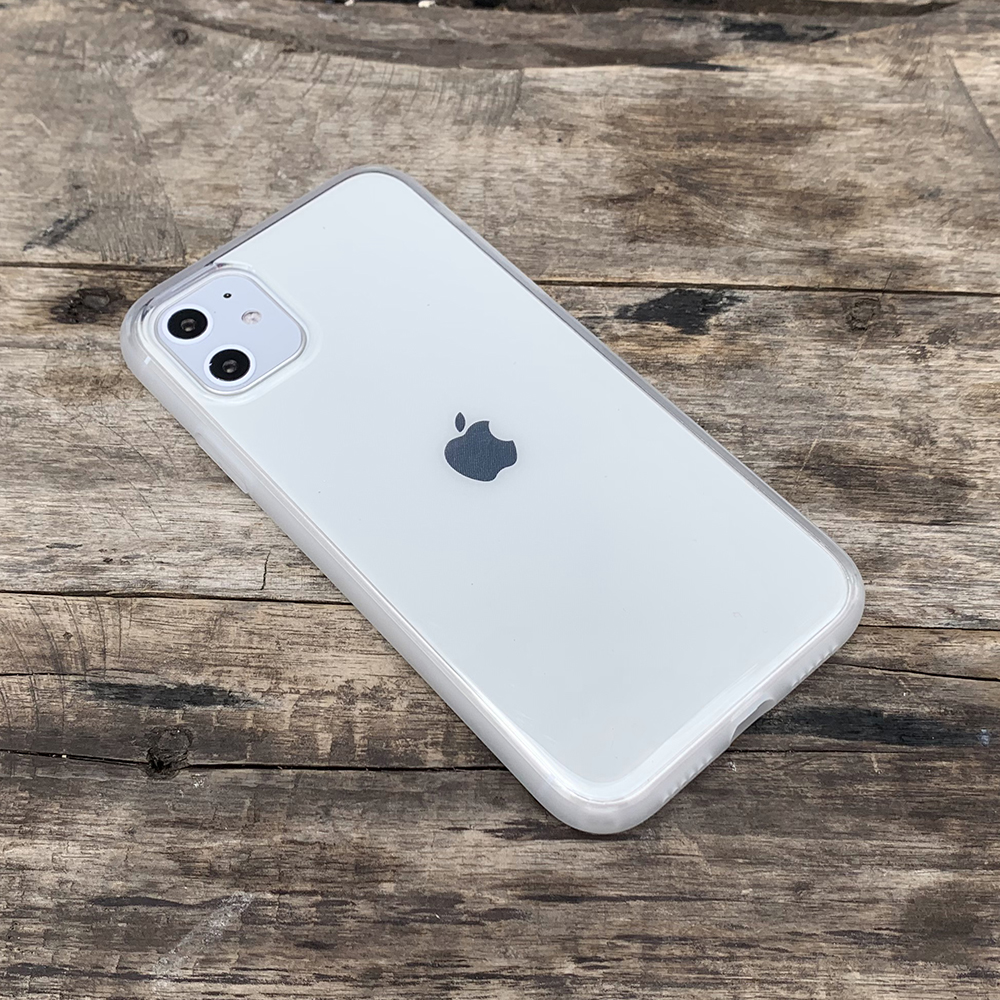 Ốp lưng dẻo chống sốc cao cấp dành cho iPhone 11 - Màu trắng mờ