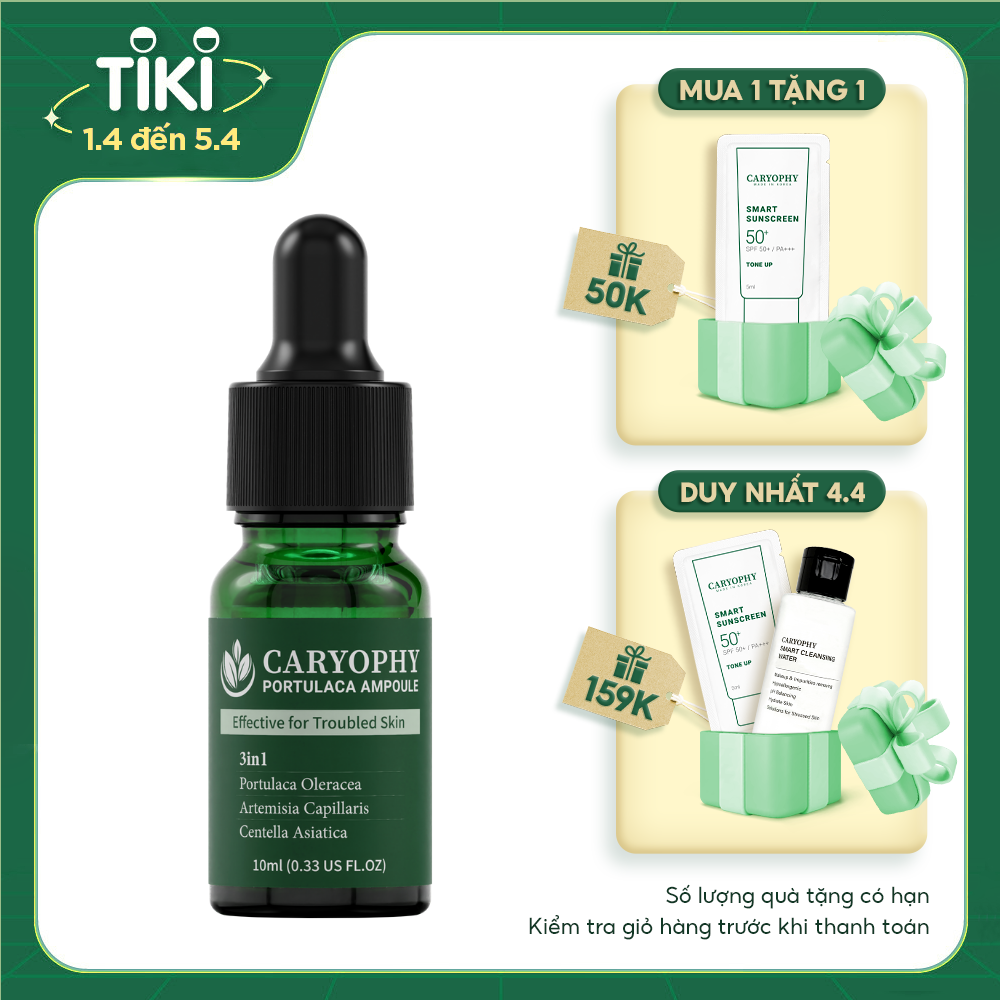 Serum ngừa mụn Caryophy Portulaca Ampoule (10ml)