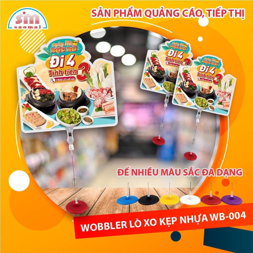 Wobbler lò xo kẹp nhựa WB-004 - Bịch