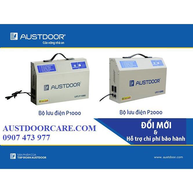 Bình lưu điện cửa cuốn Austdoor P2000 cho cửa cuốn lớn hơn 15m2
