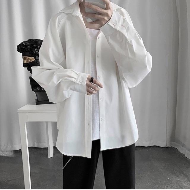 Sơ mi tay dài trơn