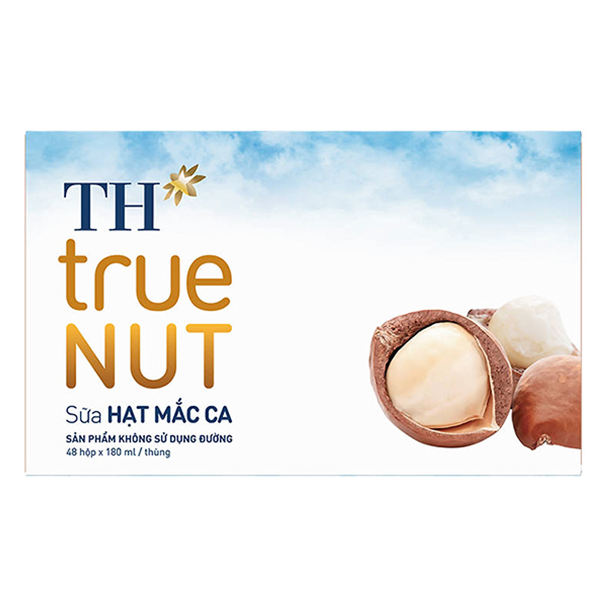 [Chỉ giao Hà Nội] Thùng 48 hộp Sữa hạt Mắc ca TH true NUT 180ml x 48