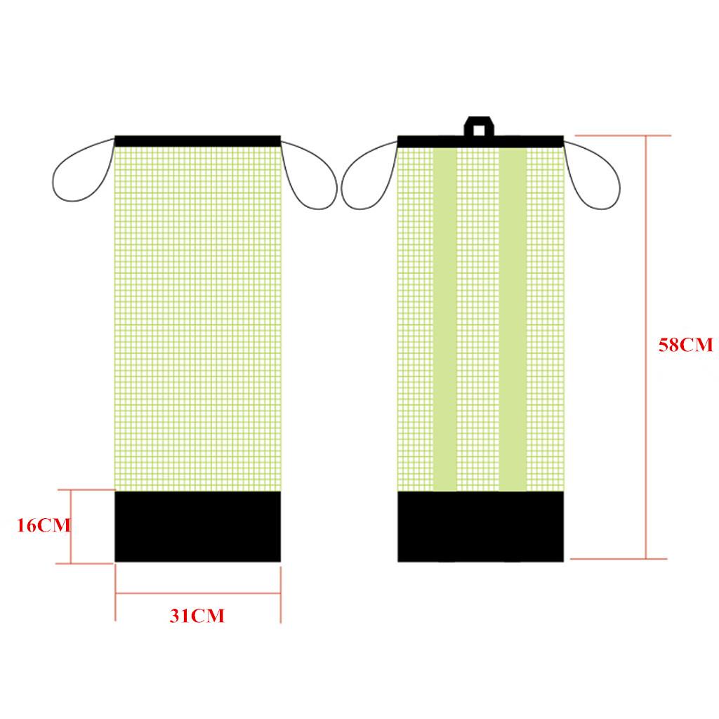 20KG Load Backpack Style Mesh Drawstring Storage Bag for Scuba Gear Dive Fins Snorkel Goggles Mask