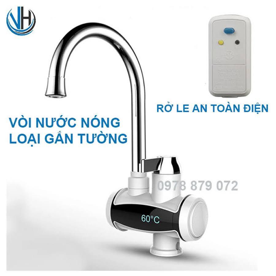 Vòi nước nóng lạnh Mini, Lắp đặt trực tiếp tại vòi, 1 đường nước vào, sử dụng được cả 2 chế độ nóng và lạnh