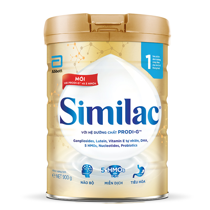 Sữa bột Similac 5G số 1 - 900g (0 - 6 tháng)