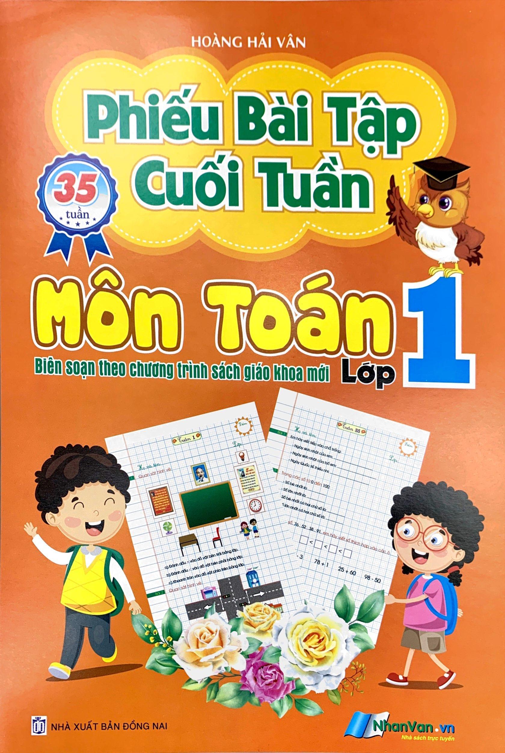 Phiếu Bài Tập Cuối Tuần - Môn Toán Lớp 1 (Biên Soạn Theo SGK Mới)
