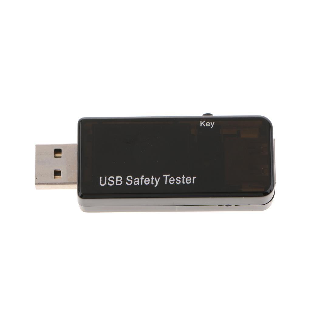USB Safety Tester LCD Charger Voltage Current Meter Battery Power 5.1A 30V