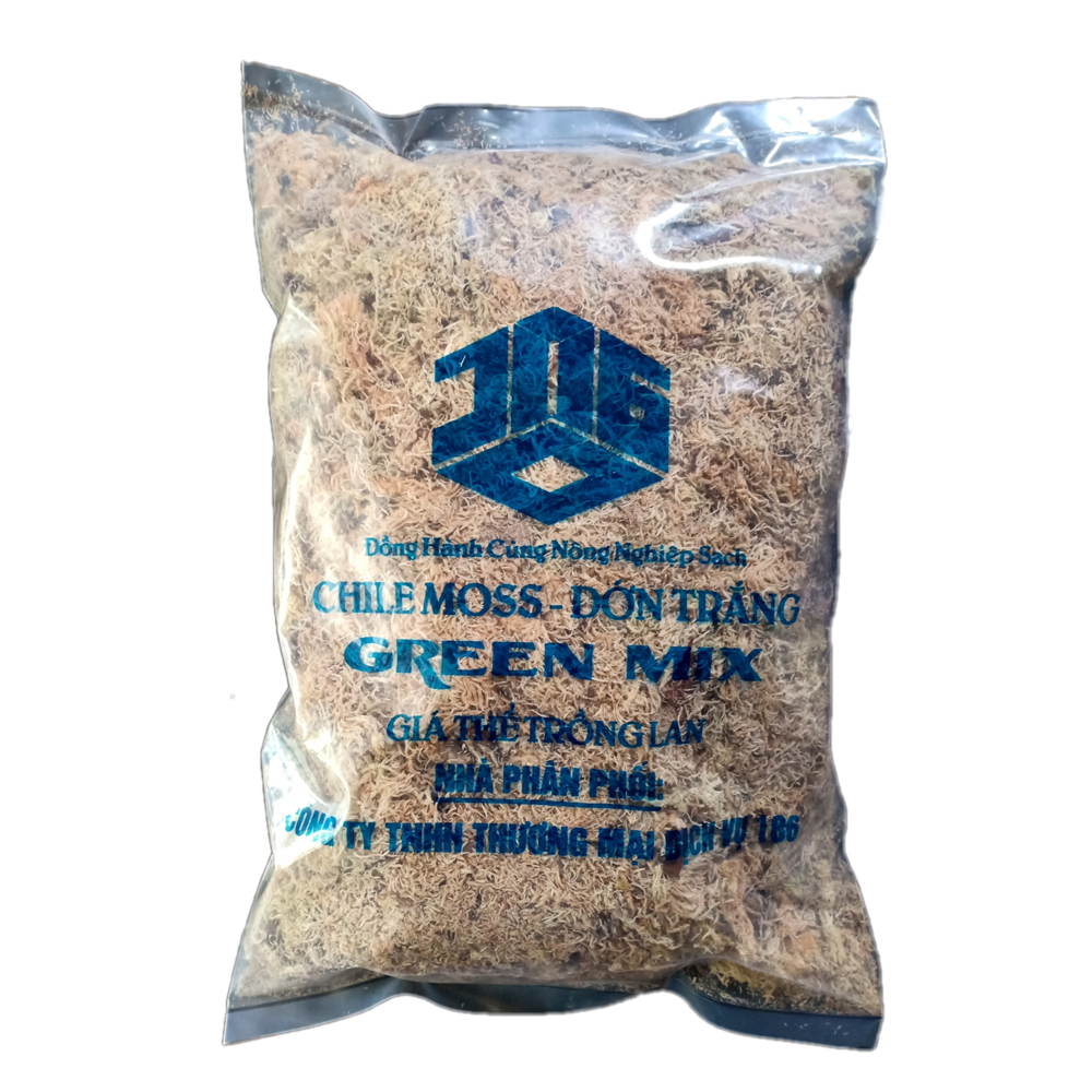 Giá thể dớn trắng trồng lan Green Mix - Túi 4 lít ~ 100gram