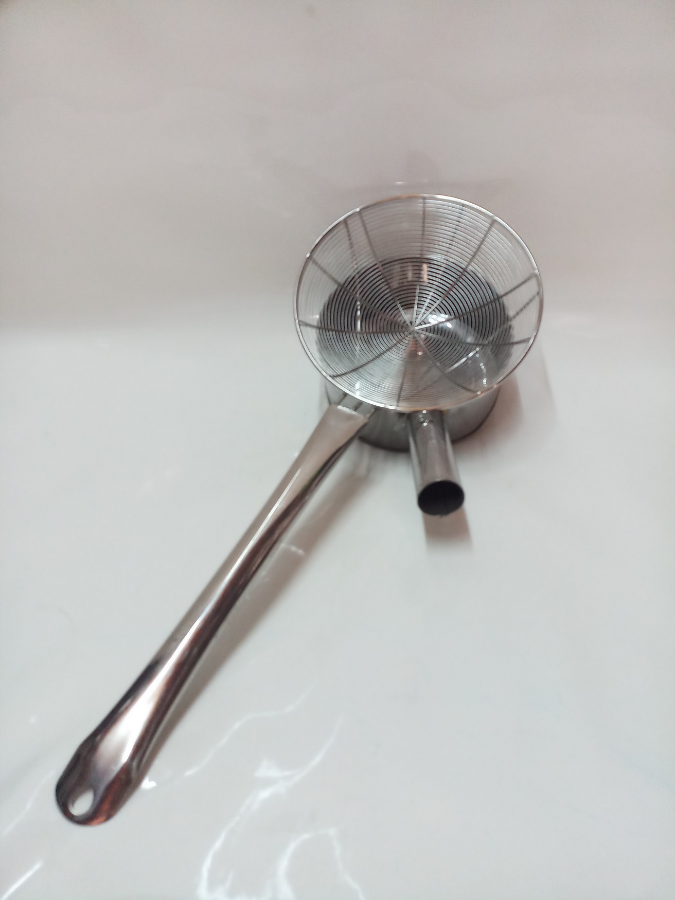 VỢT VÒNG CÁN INOX VỚT XƯƠNG,RAU CỦ VỚT ĐỒ CHIÊN,TẶNG KÈM CA INOX CAO CẤP.