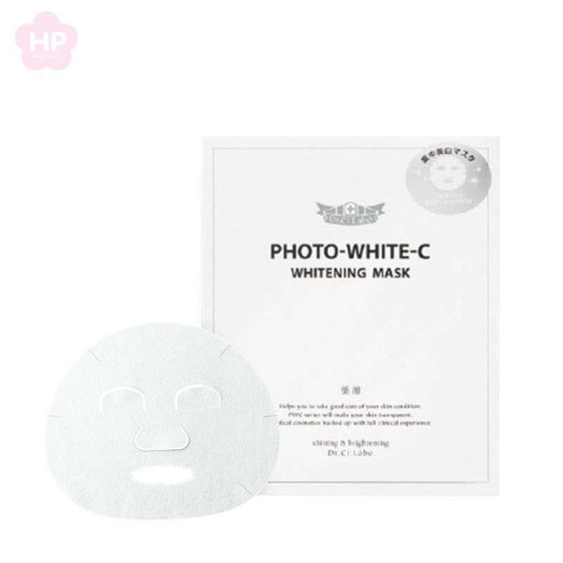 Mặt Nạ Dưỡng Da Mặt Dr.Ci:Labo White C Whitening Mask Cấp Ẩm Và Dưỡng Trắng Mịn Dành Cho Loại Da Khô