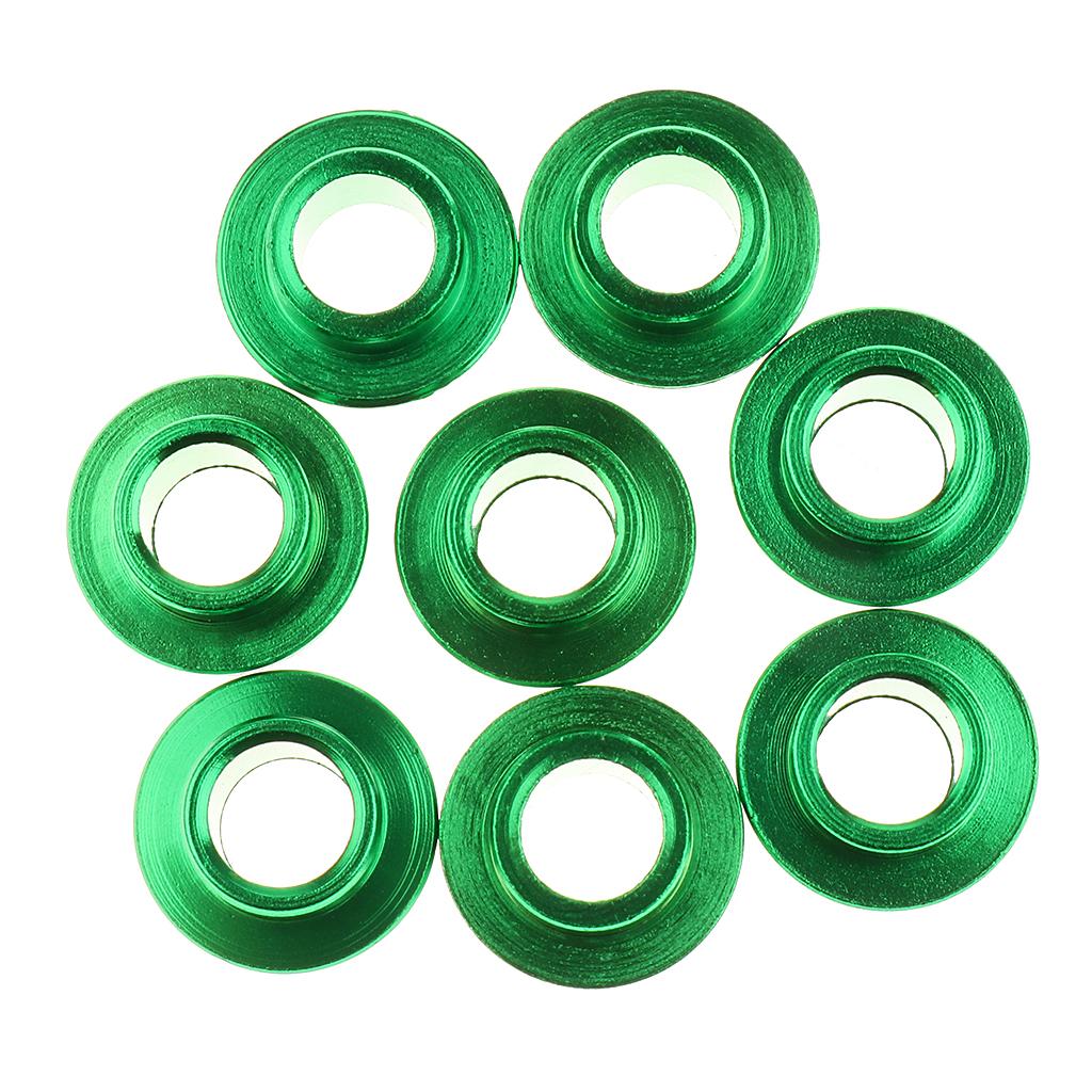 8pcs Skateboard Scooter Roller Inline Skate Wheels Bearing Spacer - 4 Colors