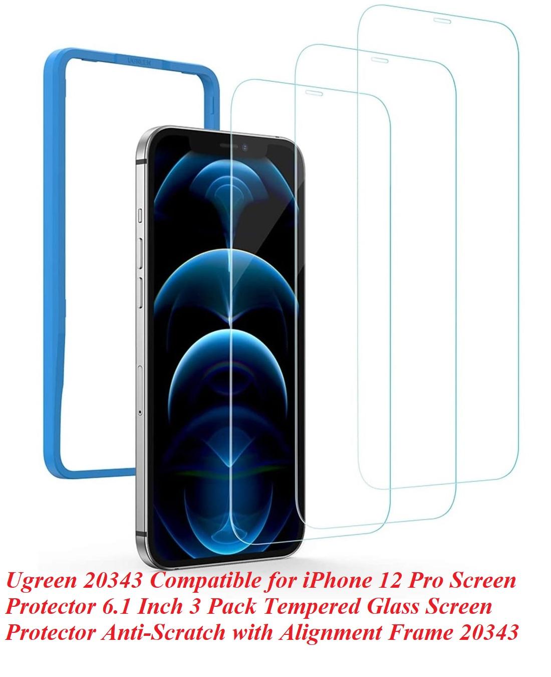 Ugreen UG20343SP159TK iPhone12 Pro 6.1inch 3 miếng dán kính cường lực bảo vệ chống trầy xướt - HÀNG CHÍNH HÃNG