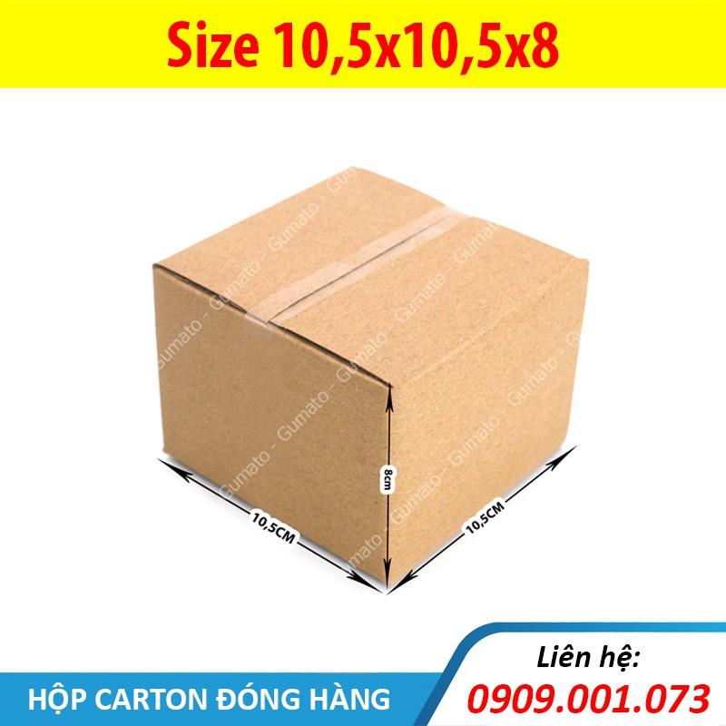 Hộp giấy P18 size 10,5x10,5x8 cm, thùng carton gói hàng Everest