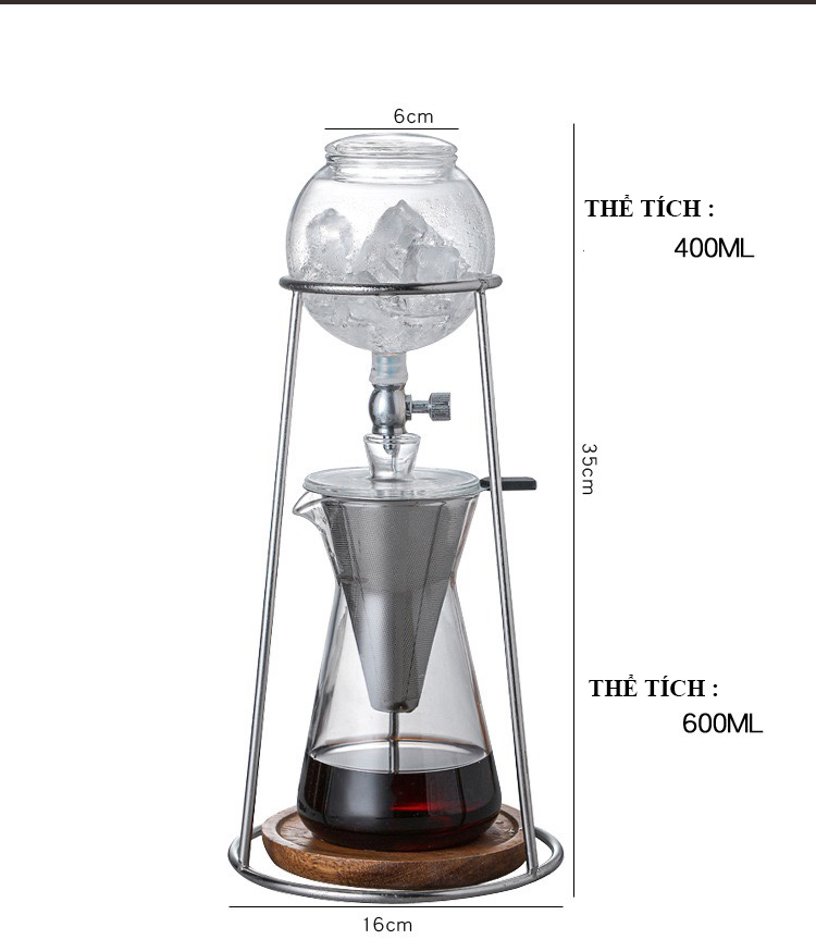 Bộ Pha Cà Phê Lạnh Cold Drip Phong Cách