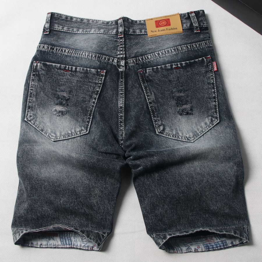 Quần short jean nam ống suông Q415 MuiDoi