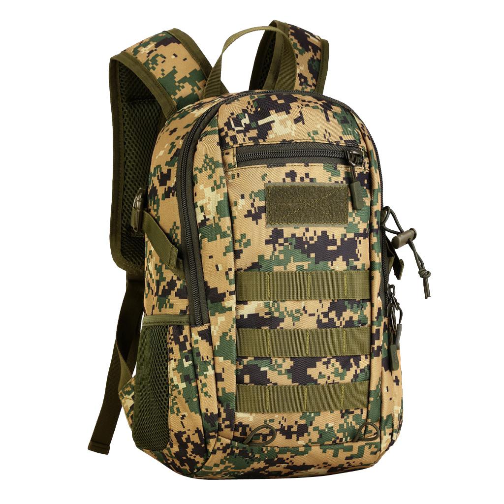12L Mini Daypack MOLLE Backpack for Hunting Camping Travel