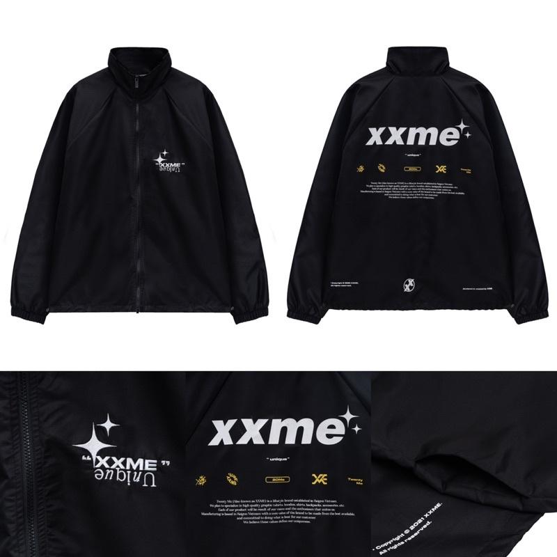 Áo khoác dù 2 lớp cao cấp Unique XXME - Màu trắng và đen