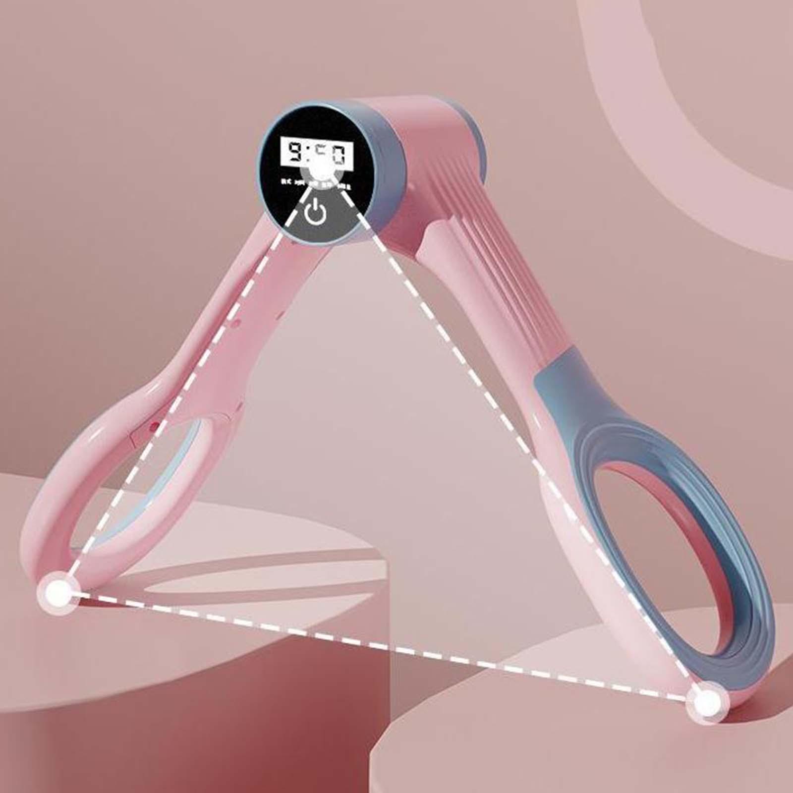 Women Hip Trainer Comfortable Inner Thigh Exerciser for Sport Workout Yoga Pink