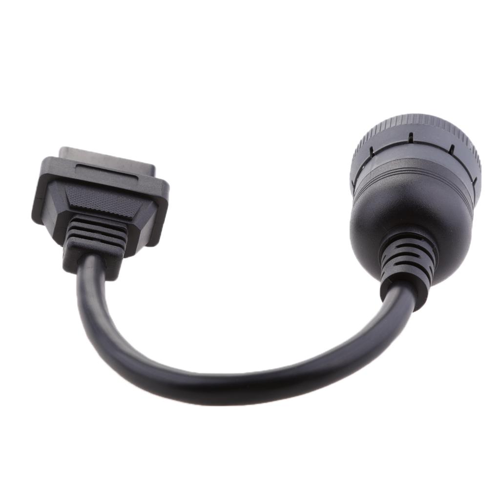 9 Pin J1939 Đến 16 Pin OBD2 OBDII Cắm Bộ Chẩn Đoán
