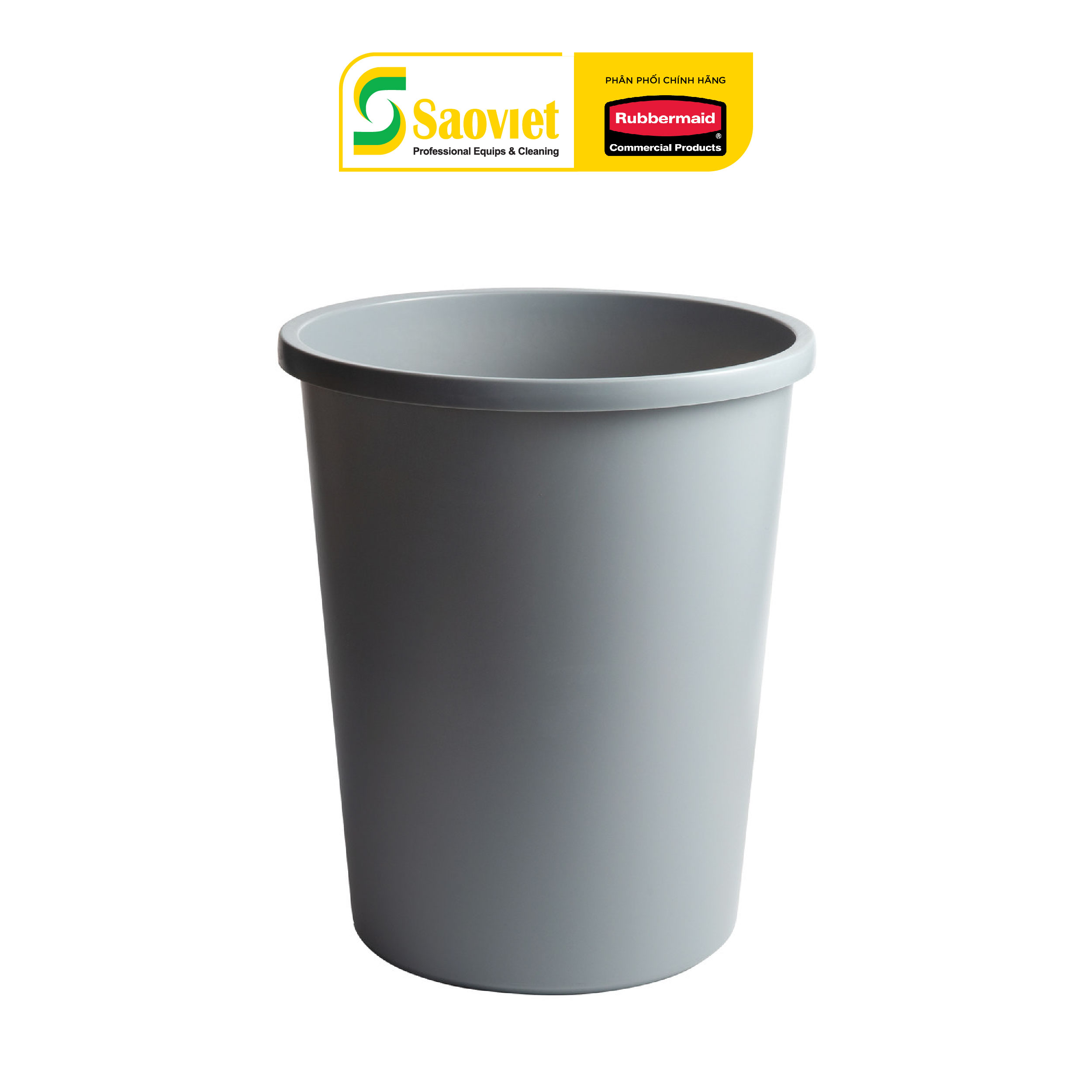 Thùng Rác Nhựa Cao Cấp RUBBERMAID (Chính Hãng) - SKU: FG294700GRAY | SAOVIETCO