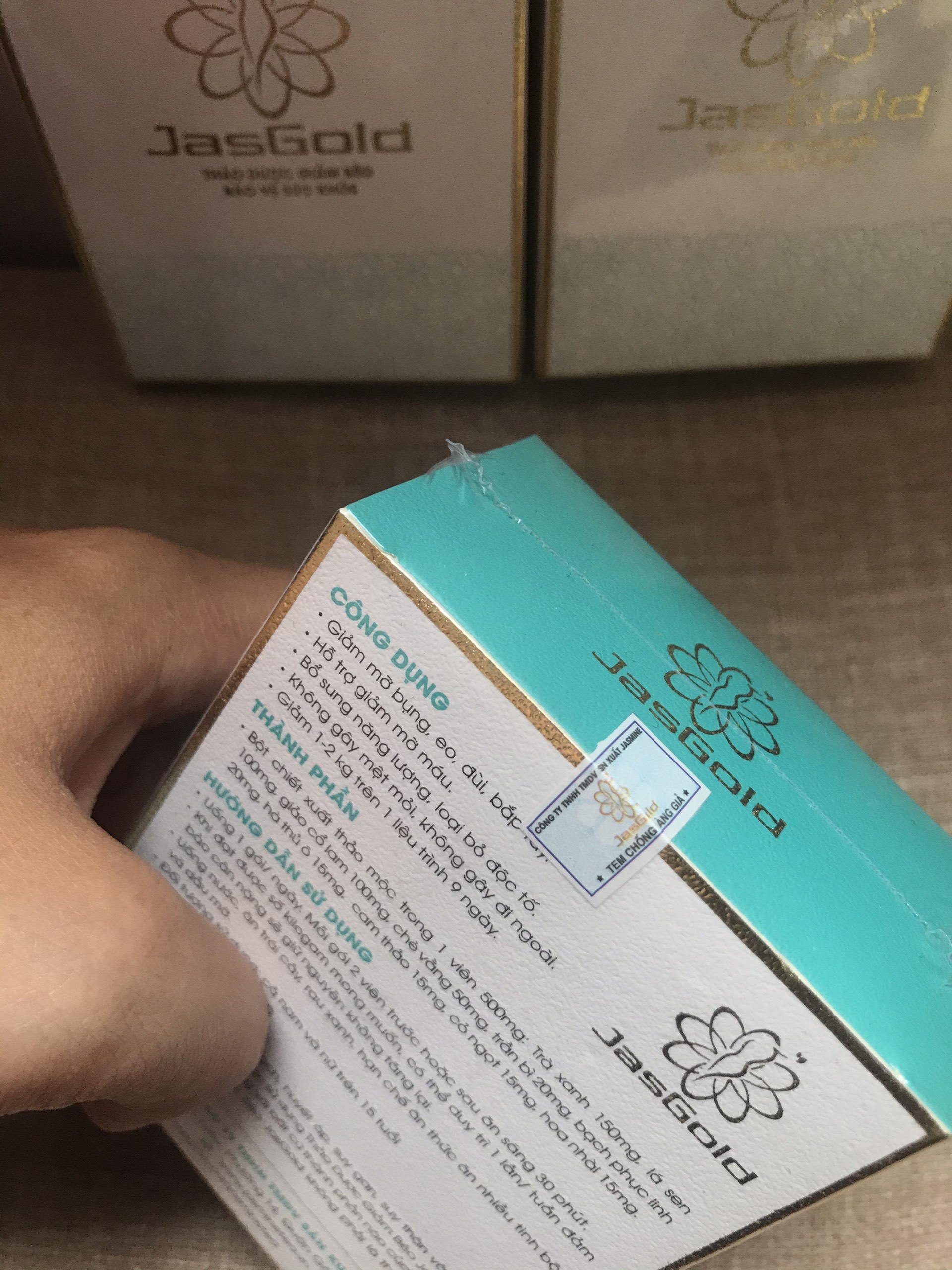 THẢO MỘC HỖ TRỢ GIẢM BÉO JASGOLD , TẶNG KÈM THƯỚC DÂY ĐO VÒNG EO