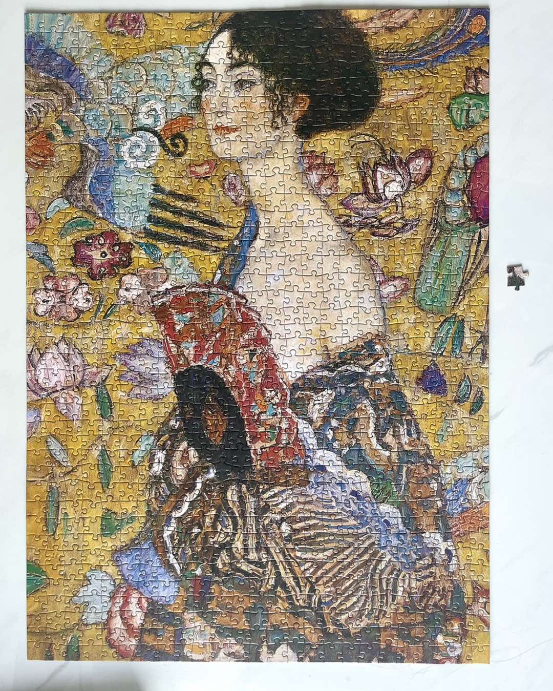 Tranh Ghép Hình 2000 Mảnh Jigsaw Puzzle/Lady With Fan/Tranh Sơn Dầu Giấy Bồi Cao Cấp/Puzzle Van Gogh/Tranh Ghép Hình 2000psc Mảnh Phong Cảnh/Tranh 2000 Mảnh Cho Bé Cỡ Lớn/Jigsaw Puzzle 2000 Pieces/Tranh Xếp Hình Cho Bé Từ 7 Tuổi