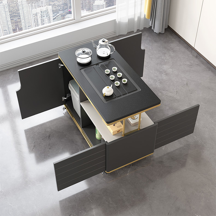 Bàn Trà Sofa Ngồi Bệt Thông Minh Đa Năng -  Bàn trà điện thông minh đun nước siêu tốc kết hợp sạc ko dây, có dây, loa bluetooth