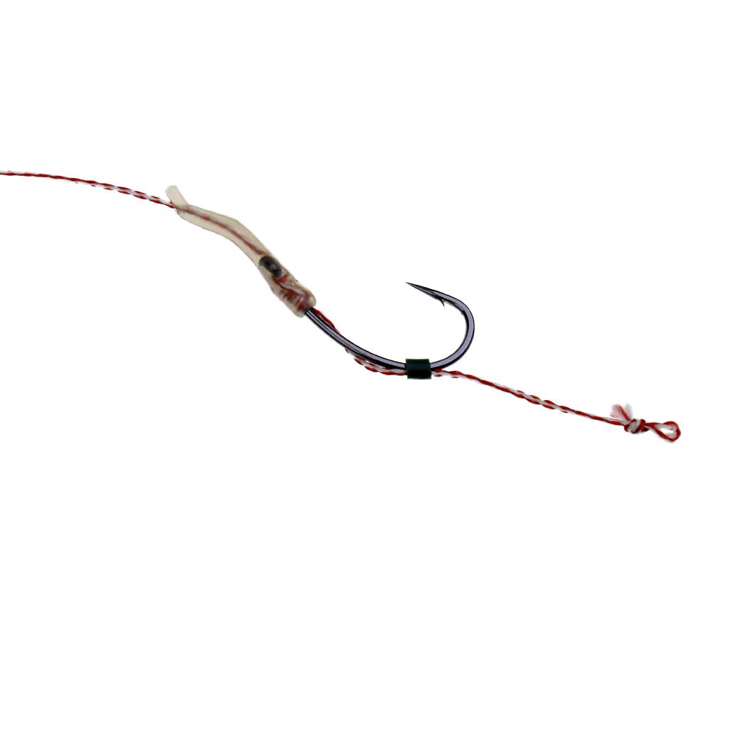 3pcs Hair Rig Carp Fishing Rig Braided Line 6.6lb-22lb Carp Rig Hook Tackle