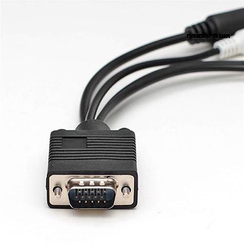 Cáp Chuyển Đổi Từ Vga Sang Video Tv Out S-Video Av Và 3 Rca Chất Lượng Cao