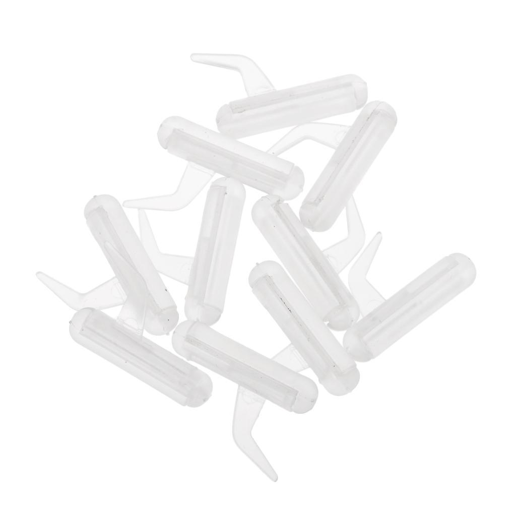 10pcs Carp Fishing Tackle Accessory Plastic Fishing Tools Anti Clips