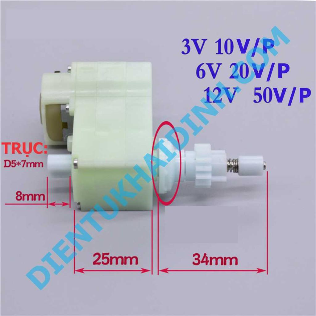Động cơ giảm tốc RS-130, vỏ nhựa, 3-12V kde2593