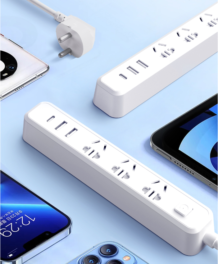 Ổ Cắm Điện Tích Hợp Sạc Nhanh 2A1C Chính Hãng Xiaomi Lydsto Power Strip - Hàng Nhập Khẩu
