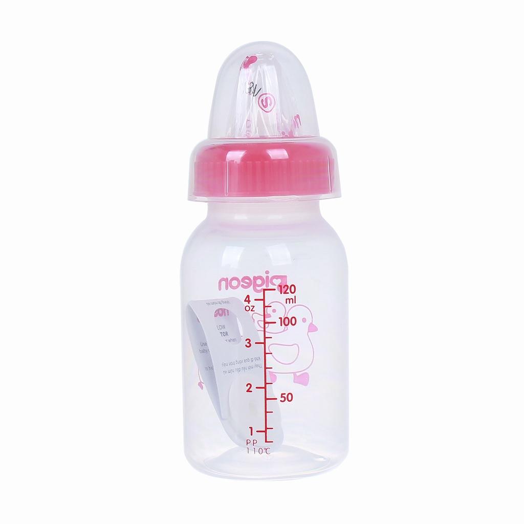 Bình sữa Pigeon 120ml cổ hẹp (&gt; 0 tháng)