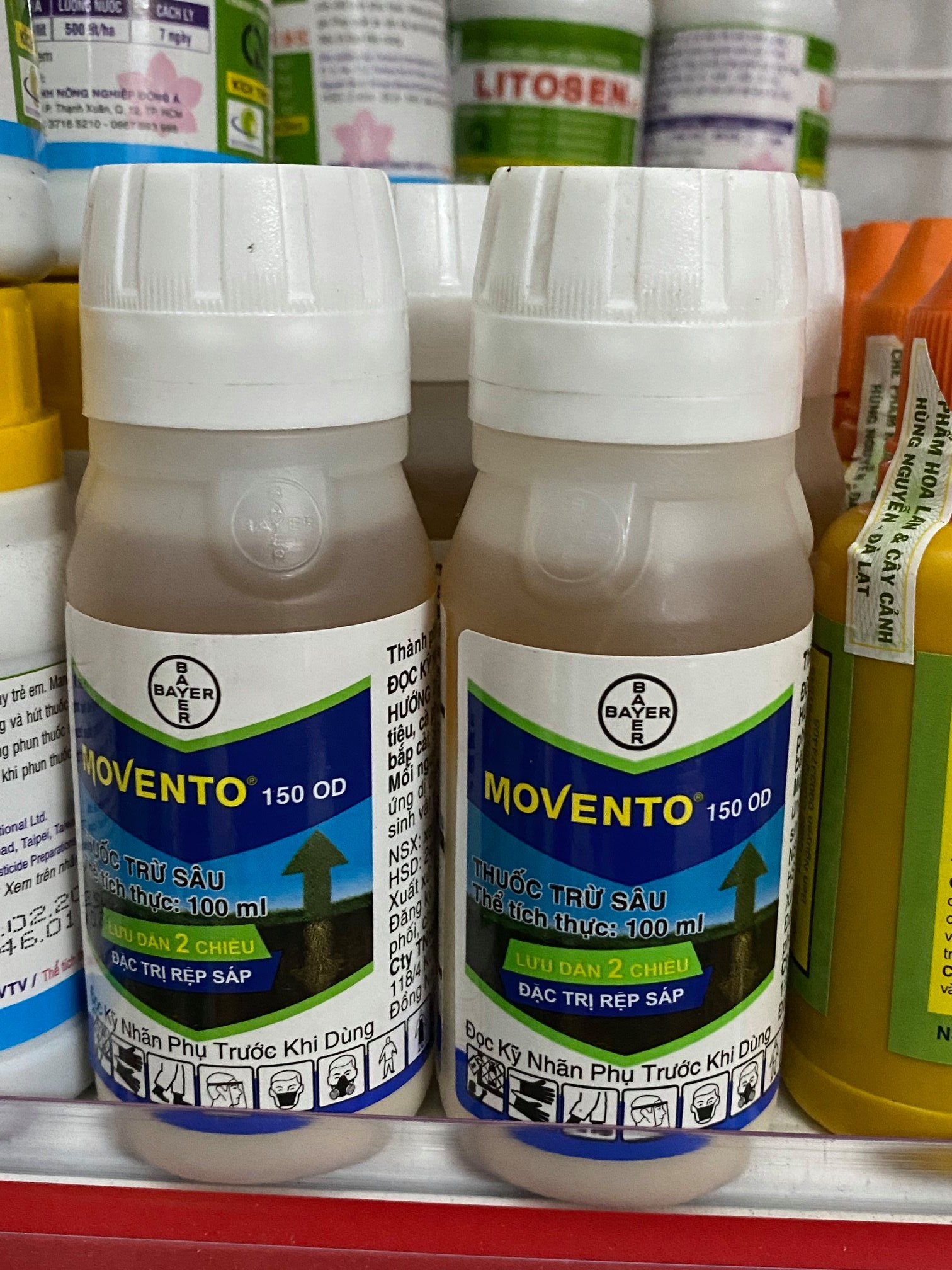MOVENTO chuyên trừ rệp sáp, rệp muội và bọ trĩ hại cây trồng - chai 100 ml