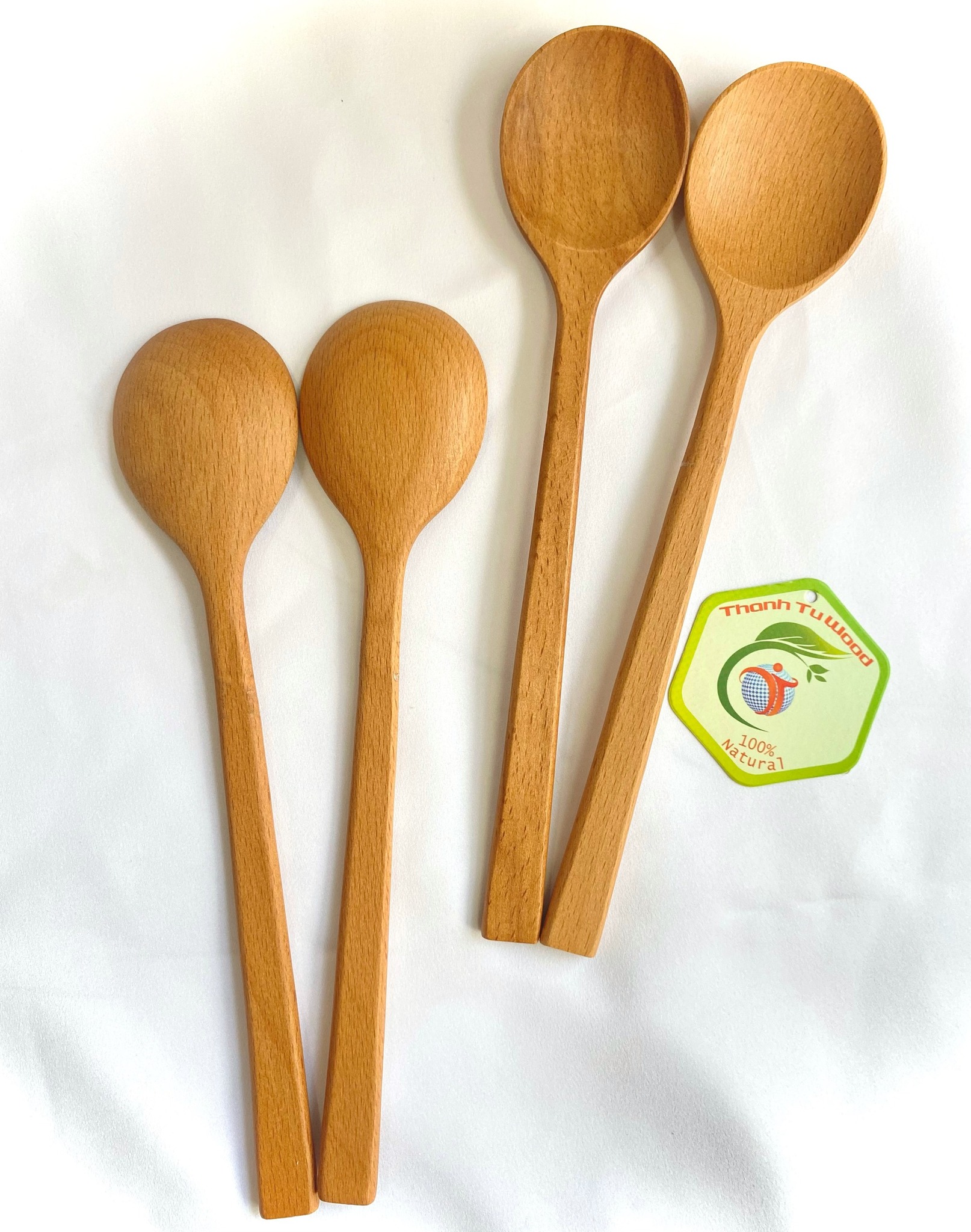 MUỖNG CƠM GỖ BEECH 22CM