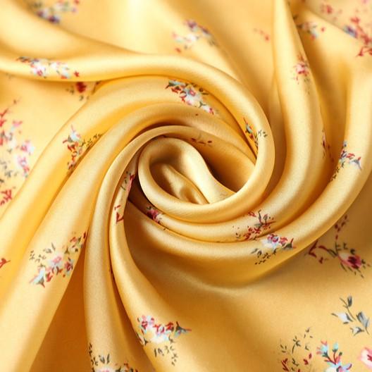 Khăn Lụa Vuông Họa Tiết Hoa Sang Trọng Cao Cấp - Chất Liệu Chiffon - 70x70cm - Mã KL032