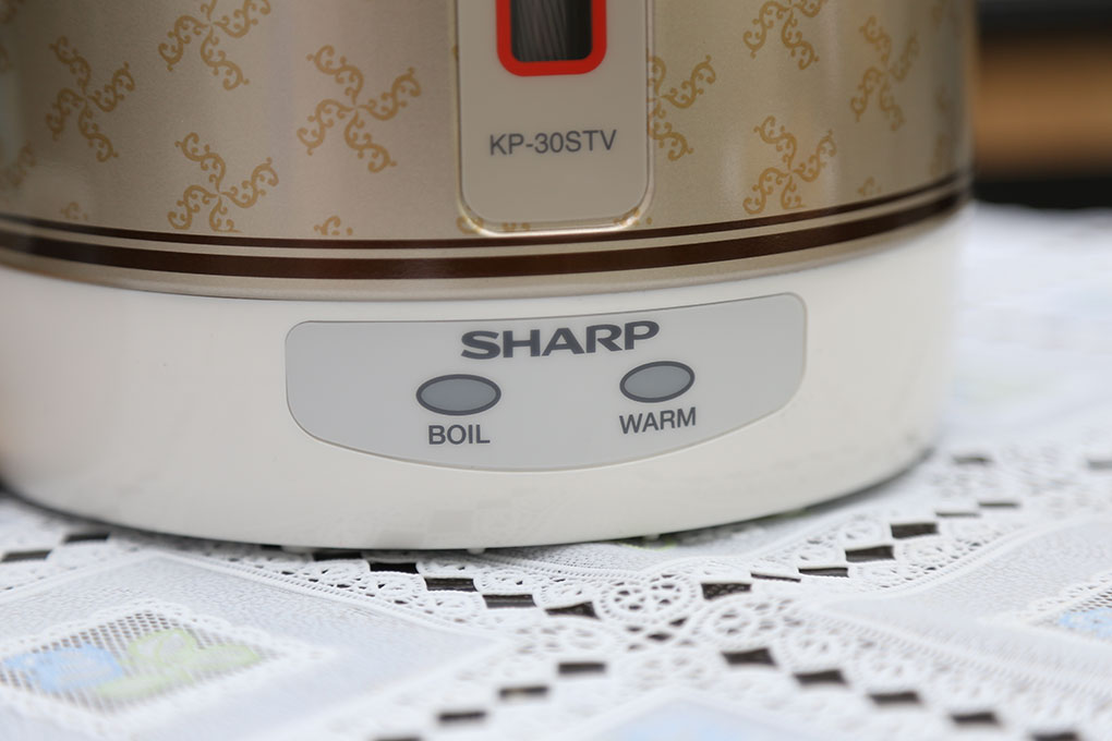 Bình thủy điện Sharp KP-30STV RB 2.9 lít , Công suất 670W, Đế xoay 360 độ - Hàng chính hãng