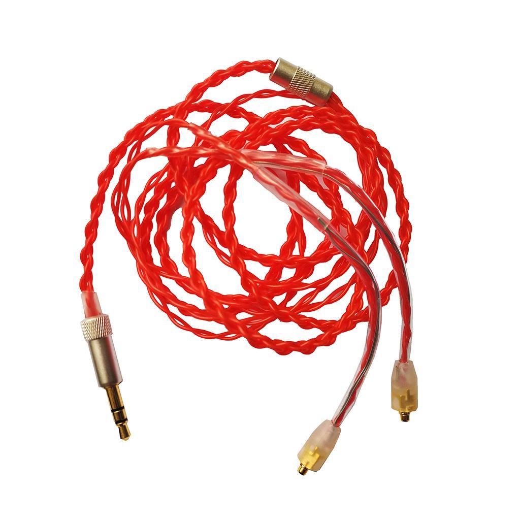 Glod Plated Cable for Shure SE215 SE535 UE900 Earphone Replacement