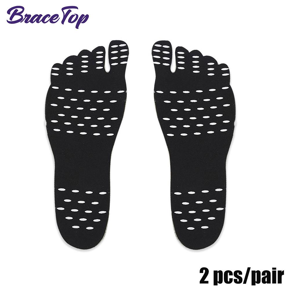 Bracetop Beach Bể bơi Bể bơi HOÀN TOÀN chống trượt chân vô hình PADS VẤN ĐỀ VẤN ĐỀ GOTS CONTH Color: Pink Beach Foot Pads Shoe Size: L For EU 39-42