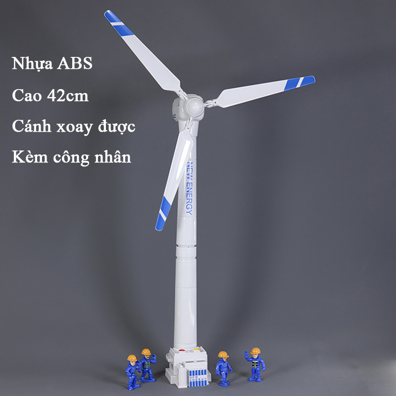 Đồ chơi mô hình cối xay gió KAVY chất liệu nhựa ABS, kích thước lớn cao 42cm