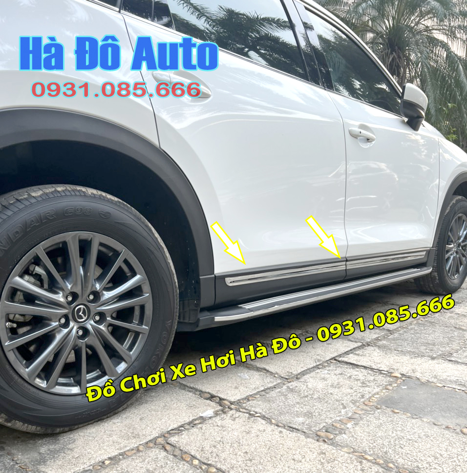 Bộ Nẹp Sườn Mazda CX8 2018 2019 2020 2021 2022 2023 - Nẹp Sườn CX8 2018/2023