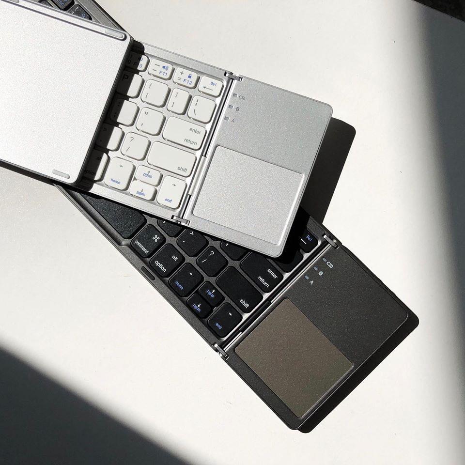 Bàn Phím Mini Bluetooth Keyboard Kèm Touchpad B033 đáng yêu