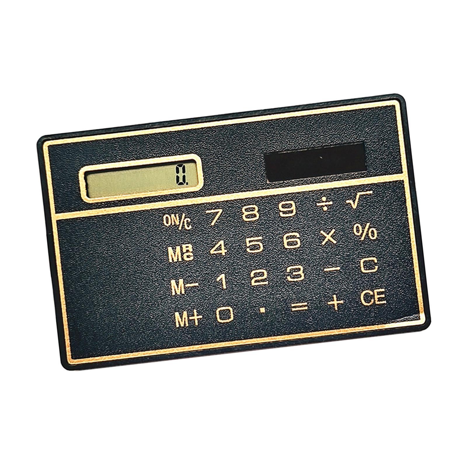 8 Digit Calculator Standard Function Calculator with Solar Powered, Big Buttons, LCD Display Screen, Pocket Calculator for Business Home Desktop