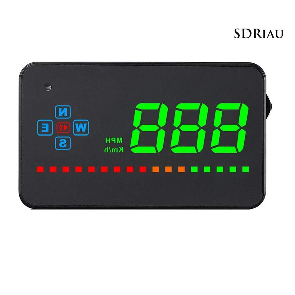 Bộ Hiển Thị Tốc Độ Trên Kính Chắn Gió Có Cổng Sạc Usb Kèm Phụ Kiện Cho Xe Hơi