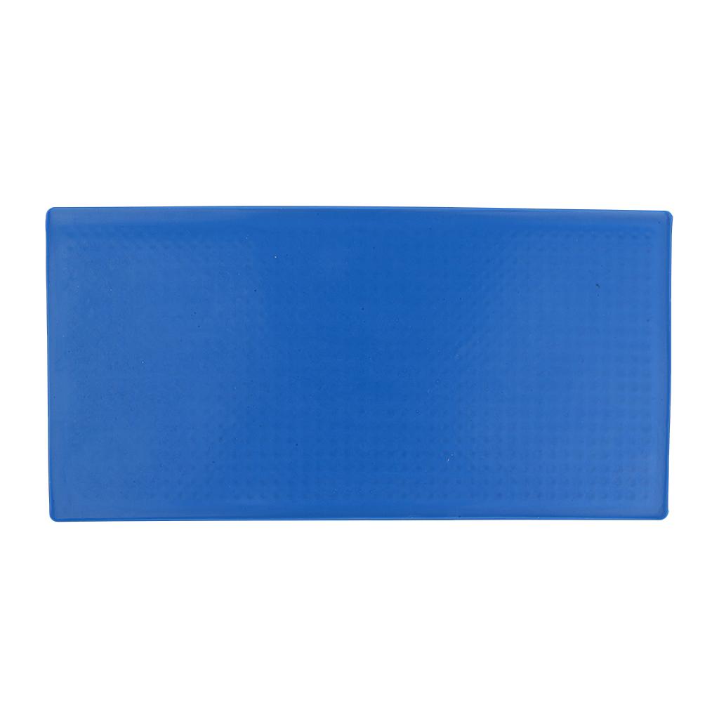 Rubber Bar Service Mat Water Proof PVC Mat Kitchen Coaster Blue