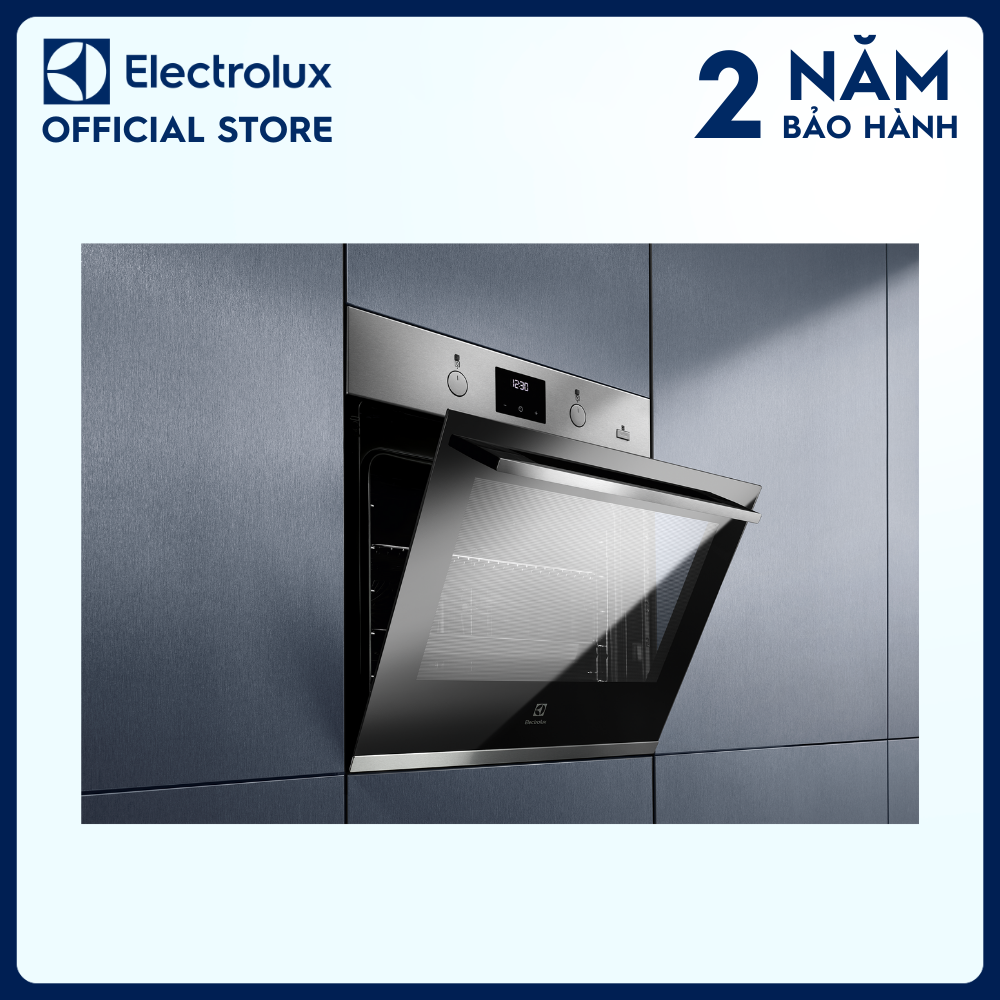 Lò nướng âm tủ Electrolux 60cm UltimateTaste 500 dung tích 72L KODGH70TXA, Công nghệ nướng hơi nước tiên tiến [Hàng chính hãng]