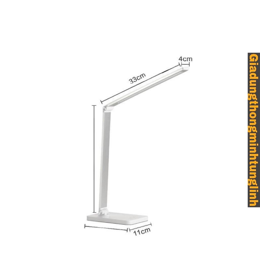 Đèn học, đèn làm việc đọc sách kèm Sạc Không Dây cảm ứng tiết kiệm năng lượng 5 chế độ đèn giúp bảo vệ mắt