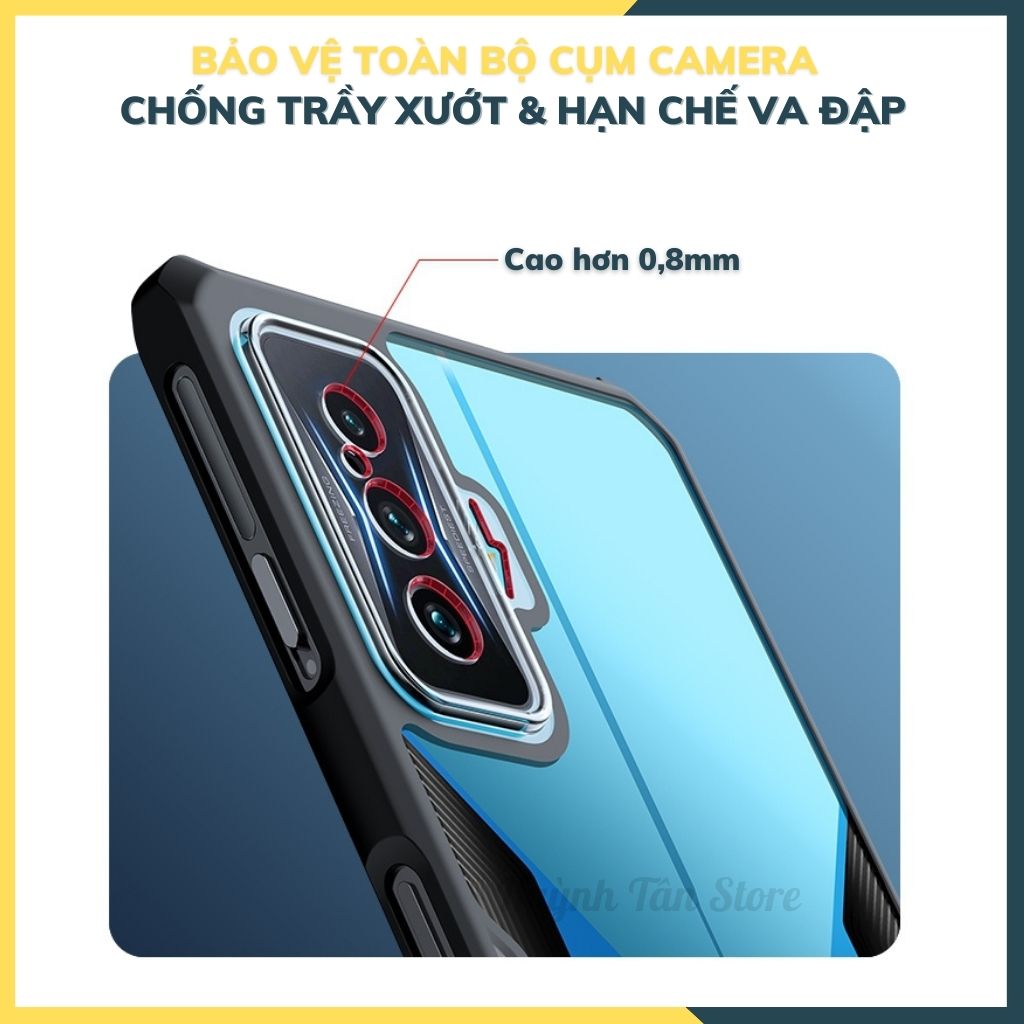 Ốp lưng chống sốc XUNDD cho redmi k50 gaming bảo vệ camera - hàng nhập khẩu