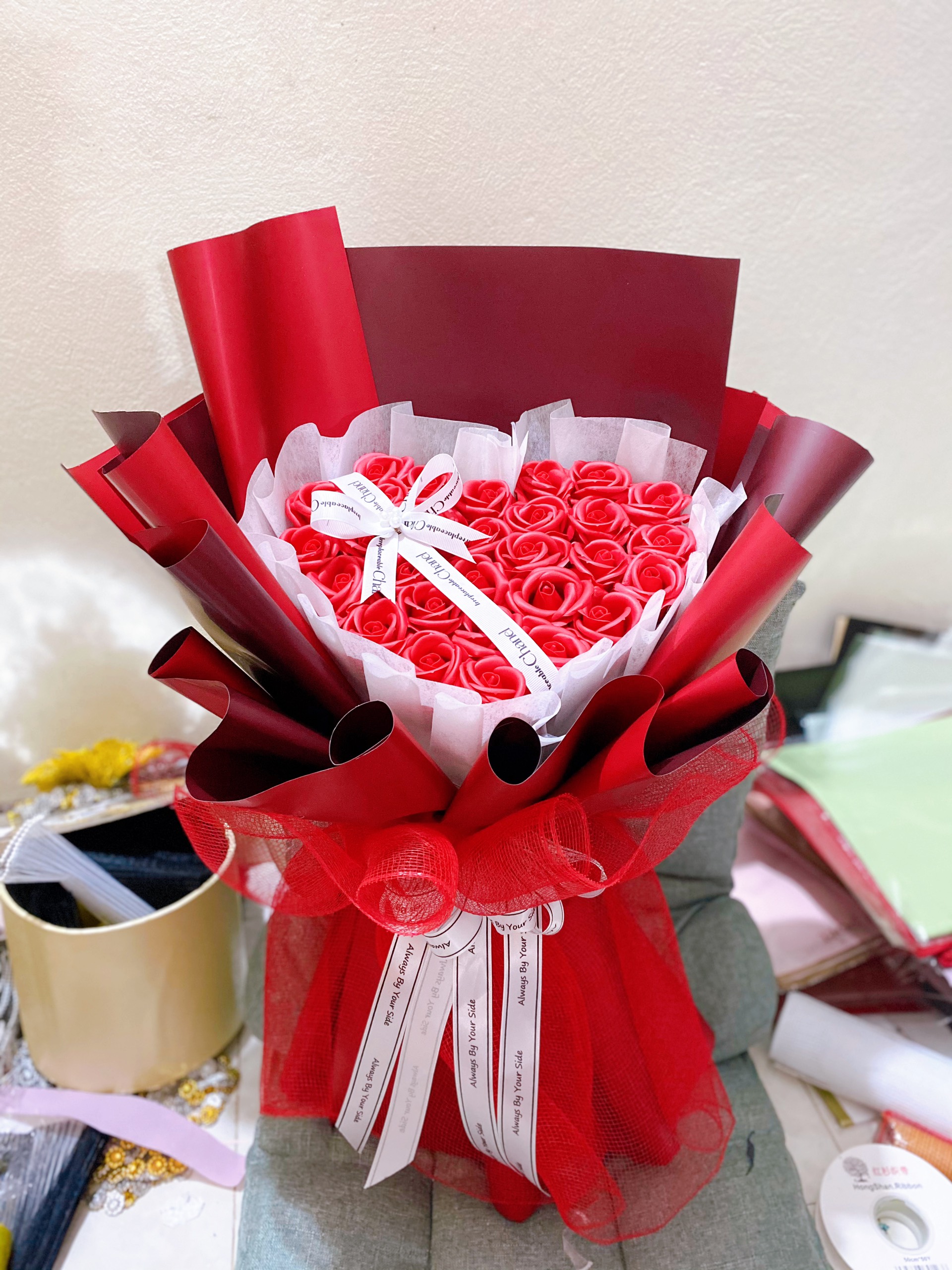 Mẫu cốt hoa sáp siêu to siêu đẹp