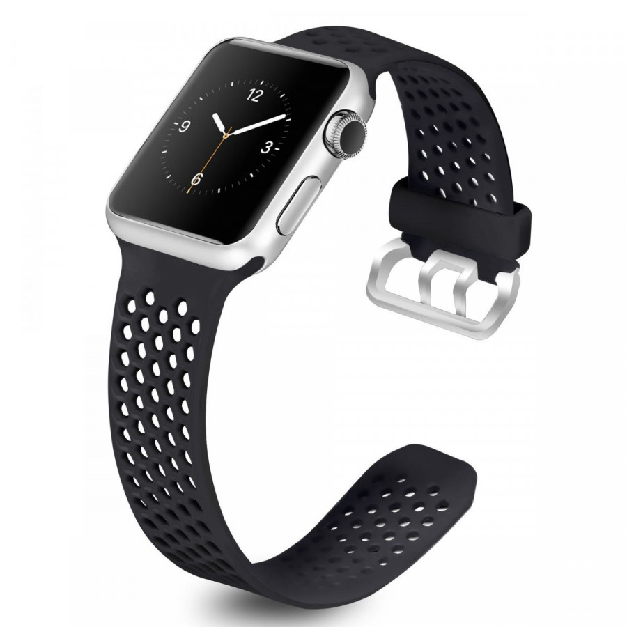 Dây đeo Silicon đục lỗ nhiều màu sắc cho Apple Watch